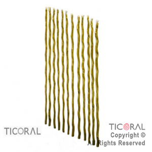 VELA 2326 IRREGULAR 15CM ORO x 12